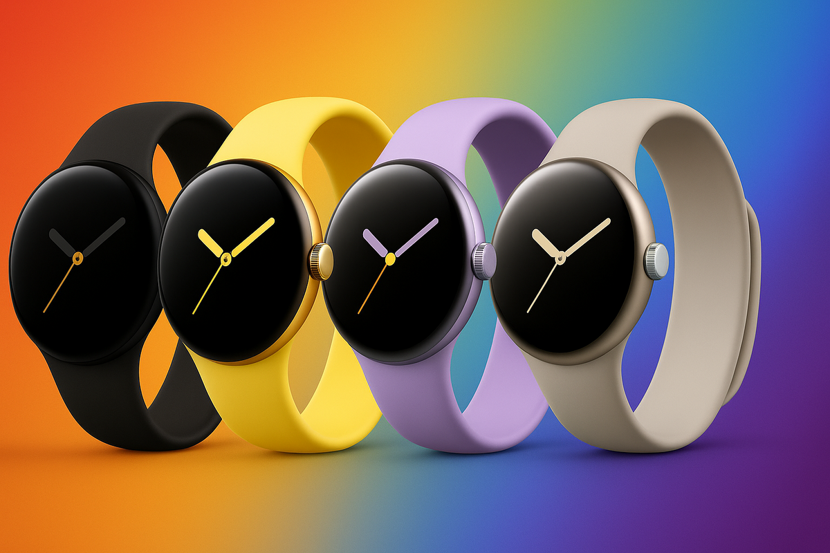 Google Pixel Watch 4 - Opciones de colores Negro, Dorado, Obsidian y Moonstone