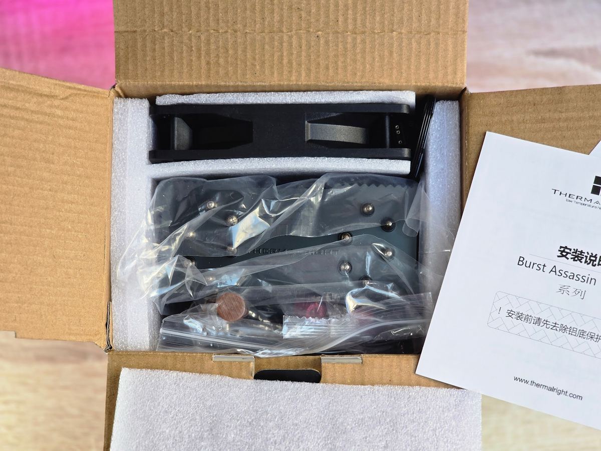 Thermalright Burst Assassin 120 SE ARGB - apertura de la caja - unboxing