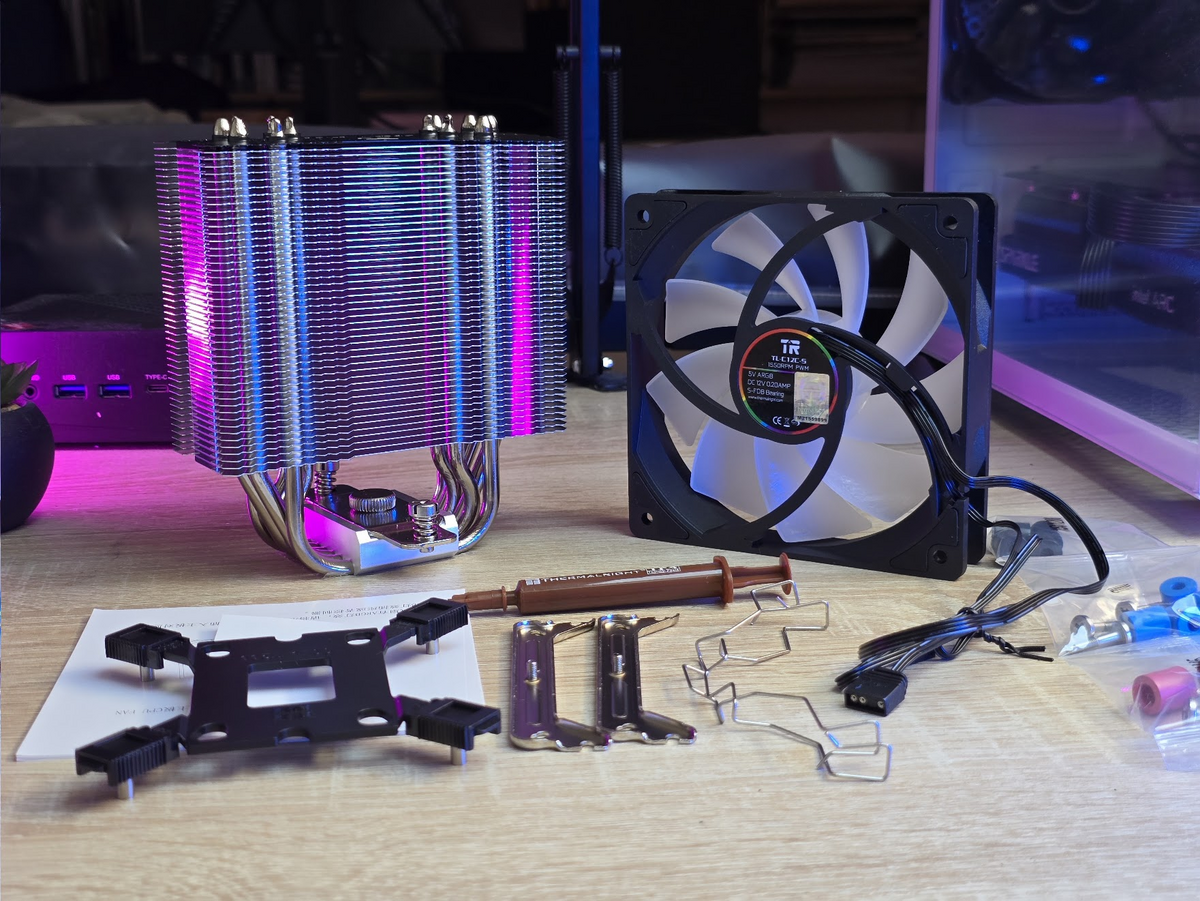 Thermalright Burst Assassin 120 SE ARGB - Contenido de la caja
