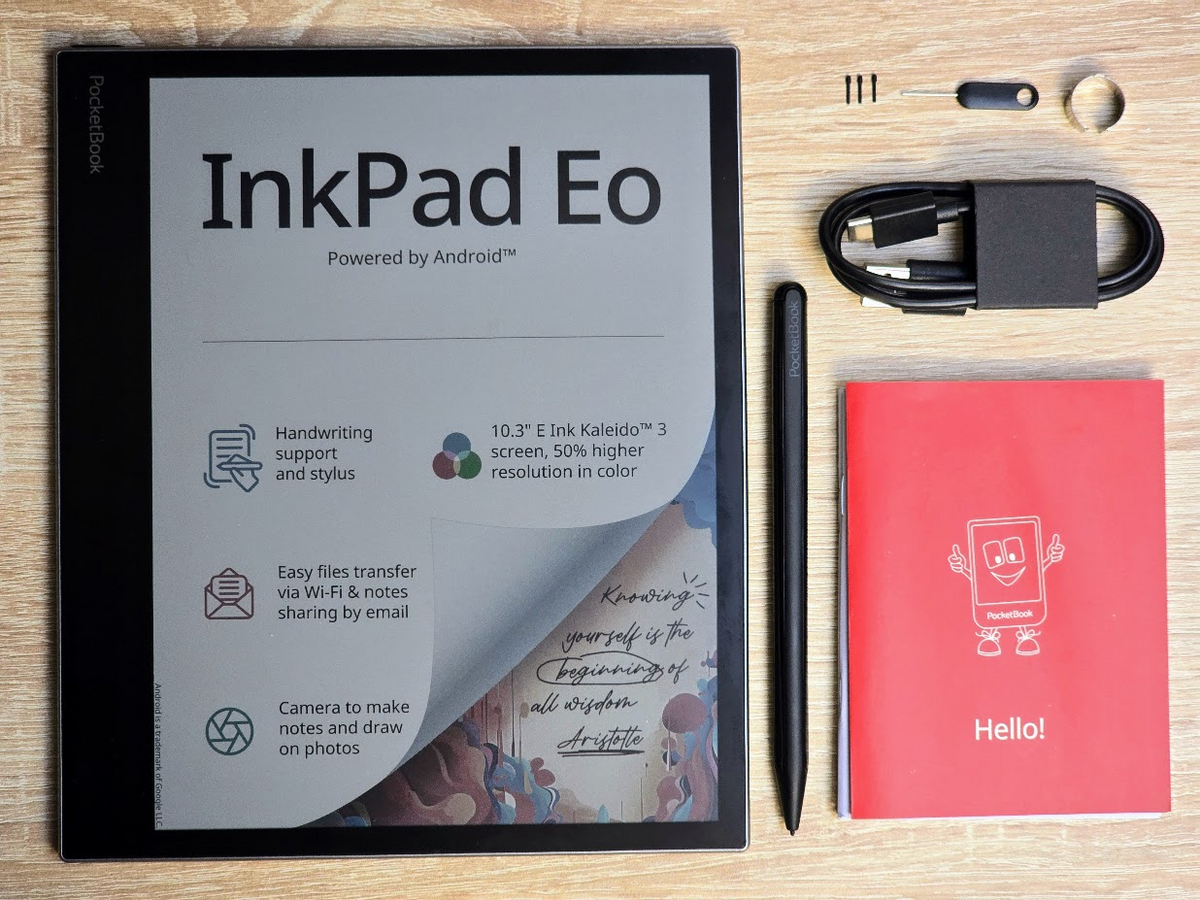Contenido incluido con la InkPad Eo