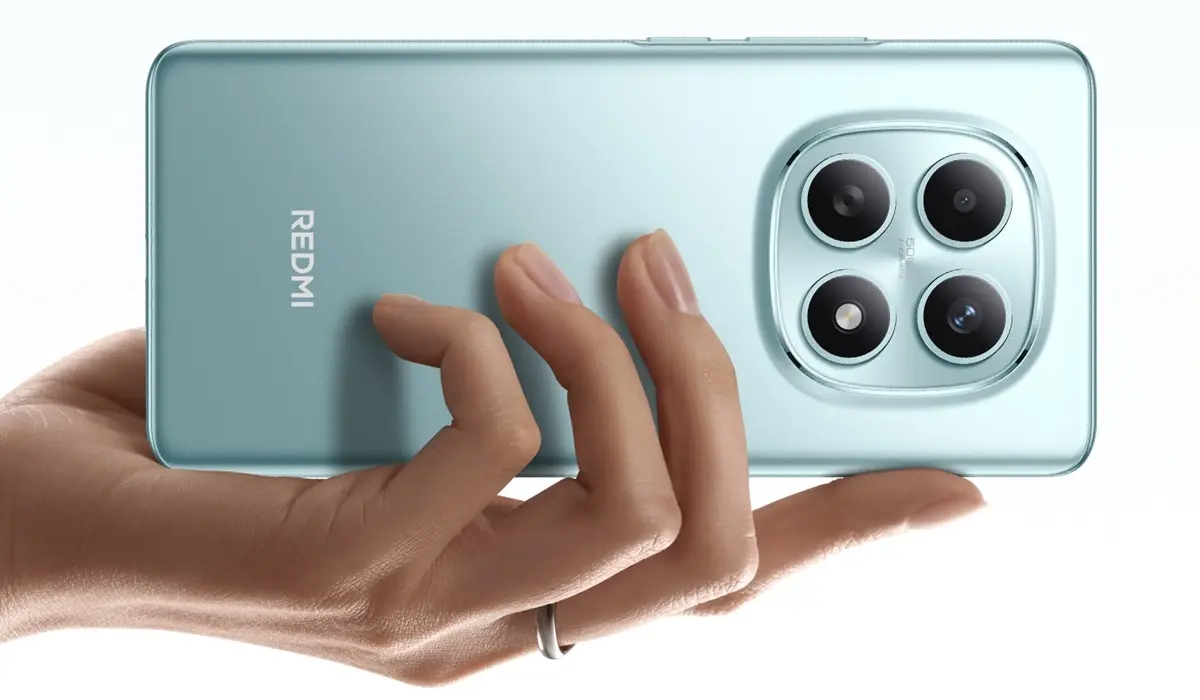 Redmi Note 15 5G en azul claro