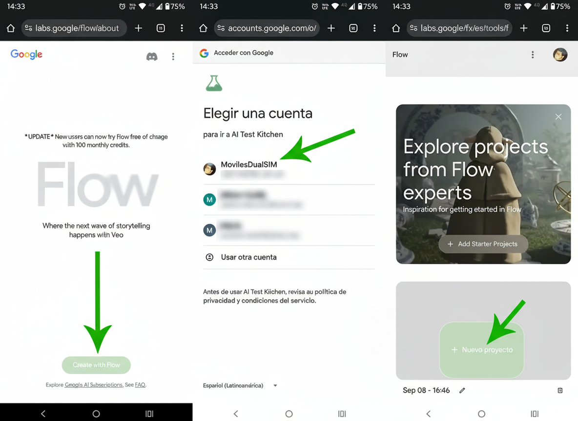 Cómo generar vídeos gratis con Veo 3 en Google Flow: paso a paso
