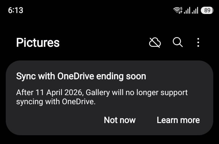 Aviso OneDrive acaba pronto