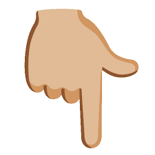 👇🏼 Dorso De Mano Con Índice Hacia Abajo: Tono De Piel Claro Medio Emoji