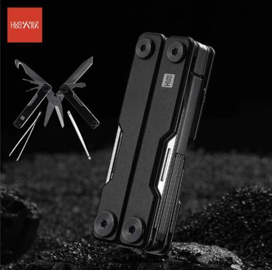 2020 HUOHOU MINI Multi-Function Knife Pocket Folding Knife Stainless Steel Aluminum alloy Scis...jpg