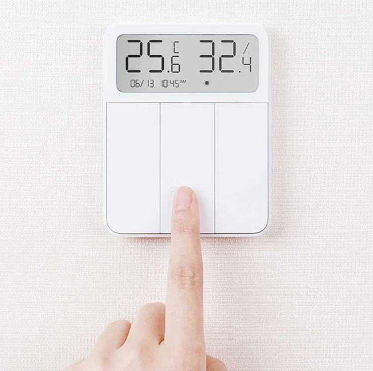2021-Xiaomi-Mijia-Smart-Screen-Display-Wall-Switch-Three-Open-Wireless-Key-Switch-With-Tempera...jpg