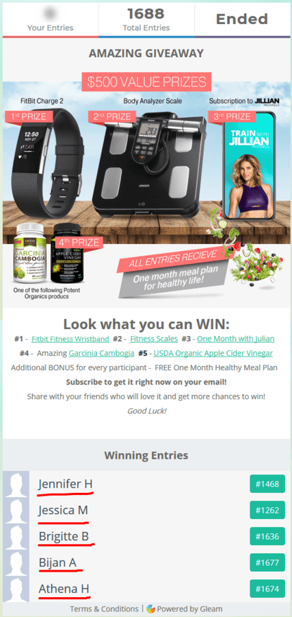 Amazing Giveaway    500 Prizes Value.png