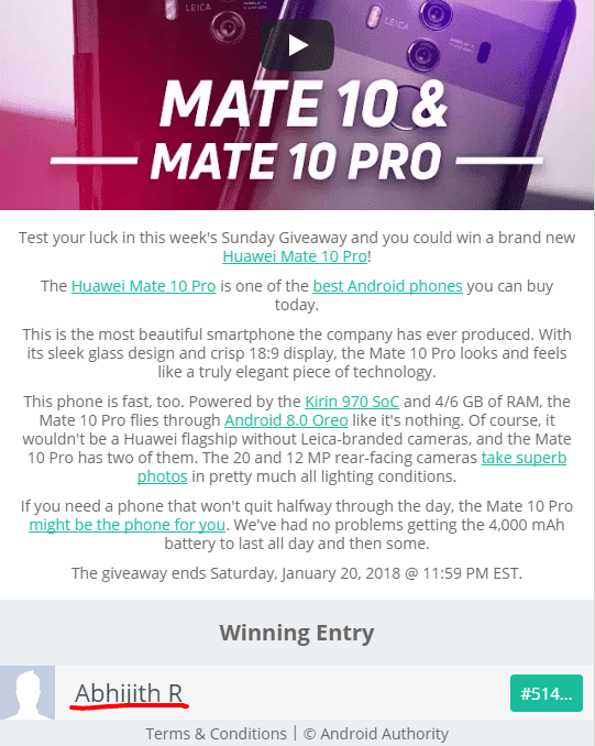 Huawei Mate 10 Pro international giveaway    AndroidAuthority.png