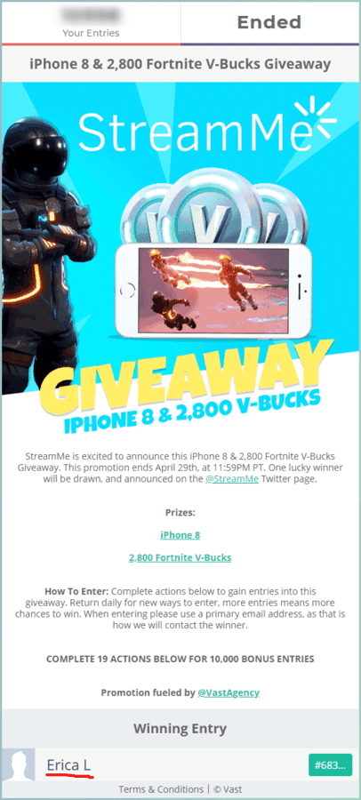 iPhone 8   2 800 Fortnite V Bucks Giveaway.png