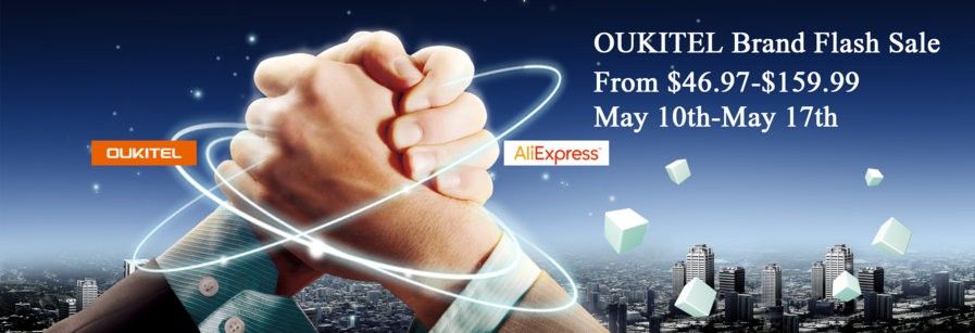 OUKITEL Brand flash sale on Aliexpress.jpg