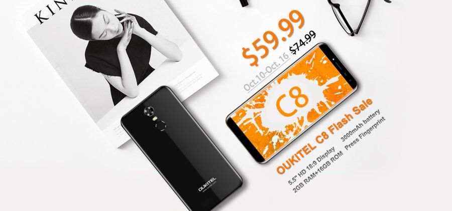 OUKITEL C8  flash sale .jpg