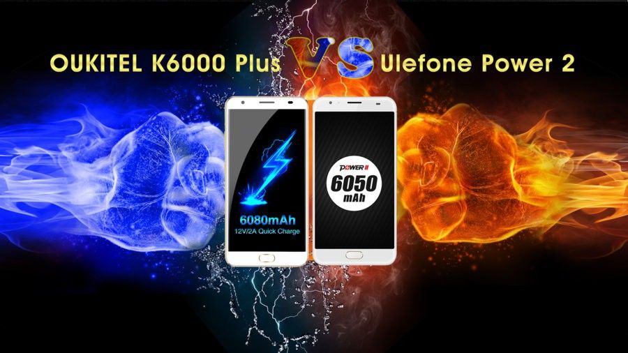 OUKITEL K6000 Plus fight with ulefone power 2.jpg