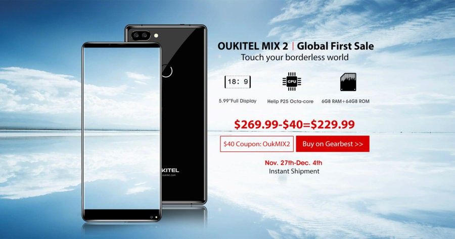 OUKITEL MIX 2 global first sale.jpg