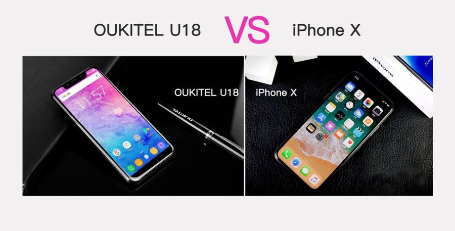 OUKITEL U18 VS iPhone X.jpg