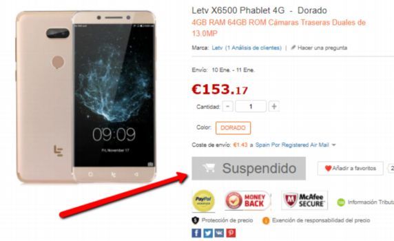 precio leeco x6500 letv.jpg