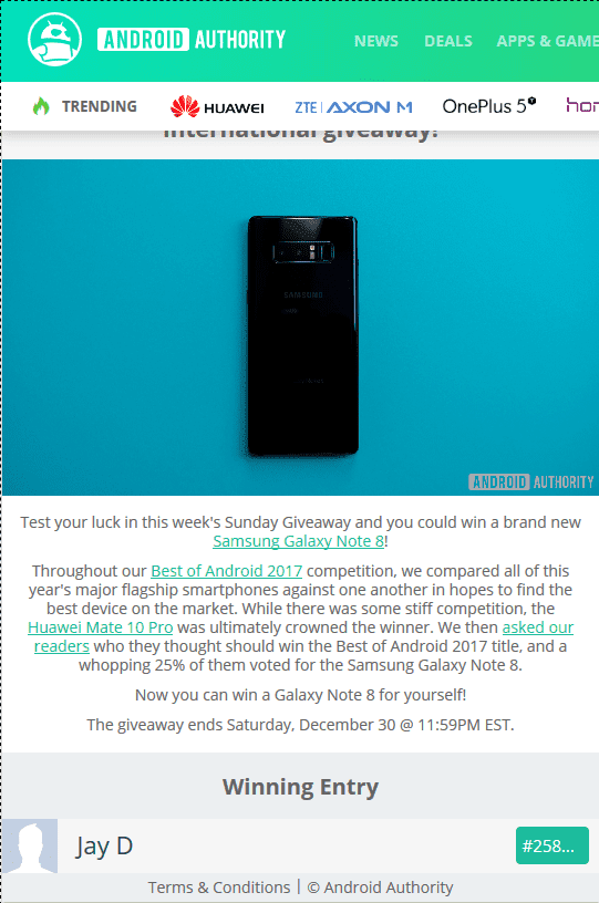 Samsung Galaxy Note 8 international giveaway    AndroidAuthority.png