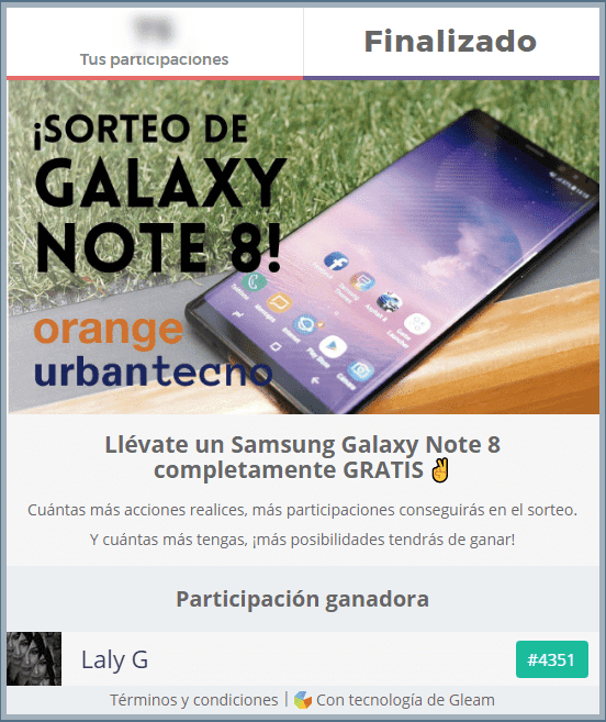 ¡Sorteamos un Samsung Galaxy Note 8 con Orange España .png