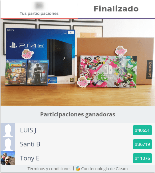 SORTEO Gana un pack PS4 Pro  un pack Nintendo Switch y un portátil Lenovo .png