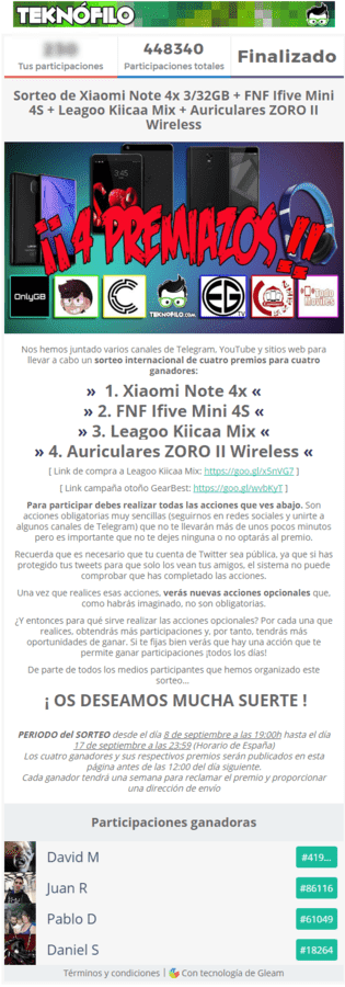 Sorteo INTERNACIONAL de Xiaomi Note 4x, FNF Ifive Mini 4S, Leagoo Kiicaa Mix, ZORO II Wireless .png