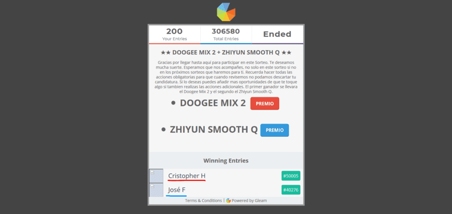 ¡¡ SORTEO INTERNACIONAL ★★ DOOGEE MIX 2  ZHIYUN SMOOTH Q ★★.png
