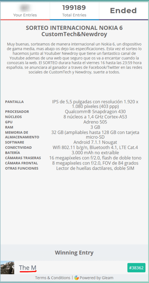 SORTEO INTERNACIONAL NOKIA 6.png