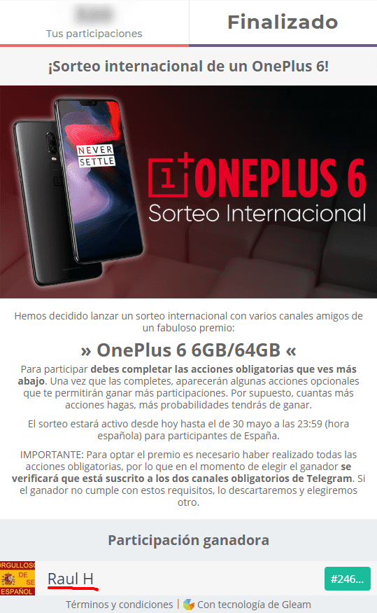 Sorteo internacional OnePlus 6.png