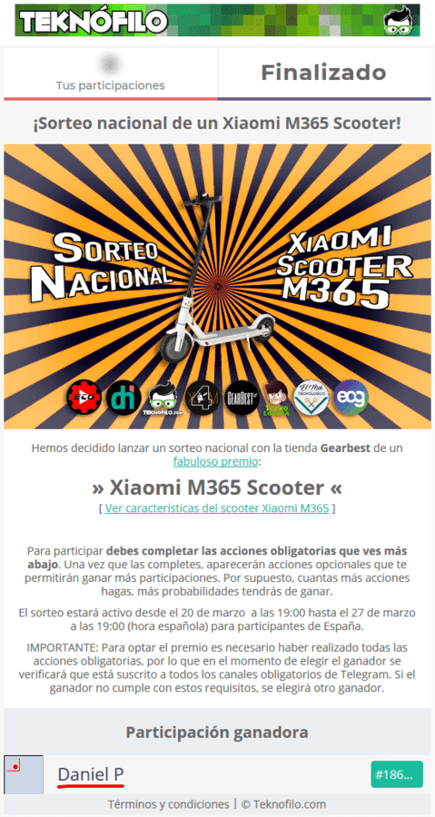 ¡Sorteo nacional de un Xiaomi Mi Electric Scooter .png