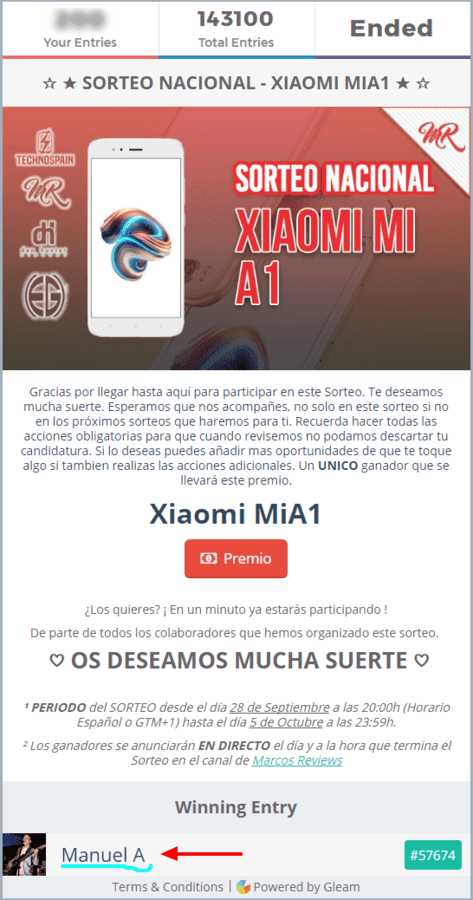 ☆ ★ SORTEO NACIONAL   XIAOMI MIA1 ★ ☆.png