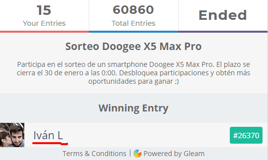 SORTEO  Participa y gana un Doogee X5 Max Pro.png