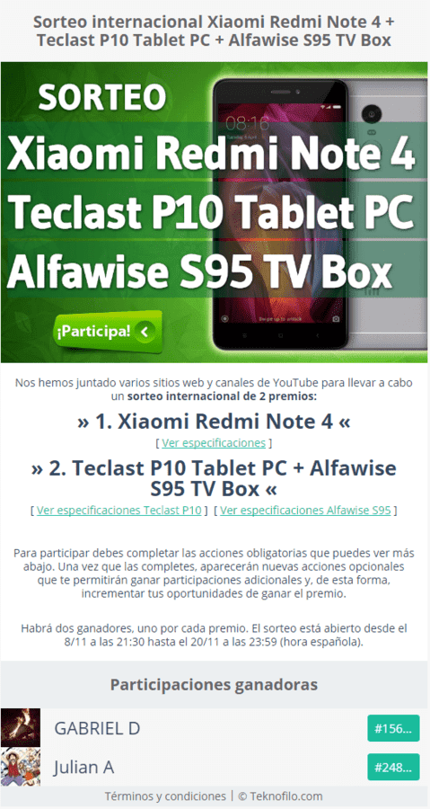 Sorteo Xiaomi Redmi Note 4   Teclast P10   Alfawise S95 TV Box.png