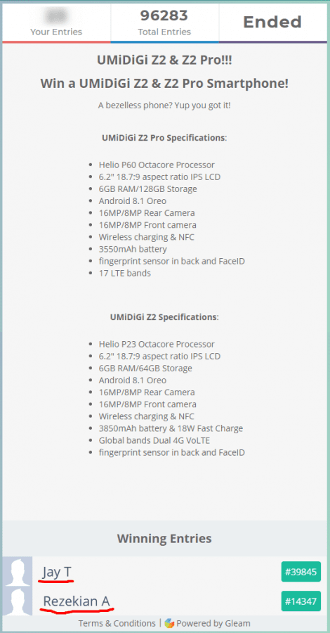 UMiDiGi Z2   Z2 Pro Smartphone Giveaway .png