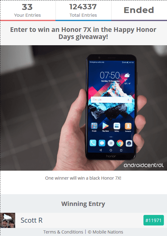 We re giving away the Honor 7X — Android Central.png