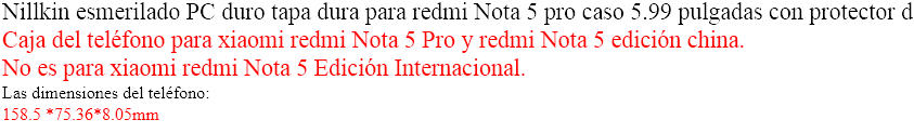 Xiaomi redmi Nota 5 caso nillkin  .png