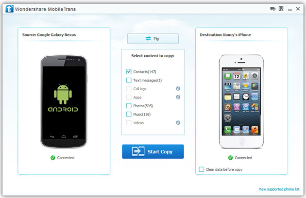 de android a iphone 5s