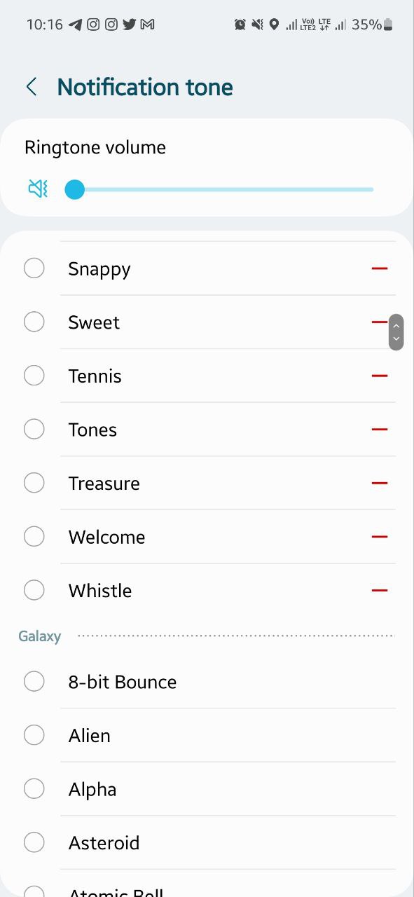 Samsung personaliza el sonido de notificación