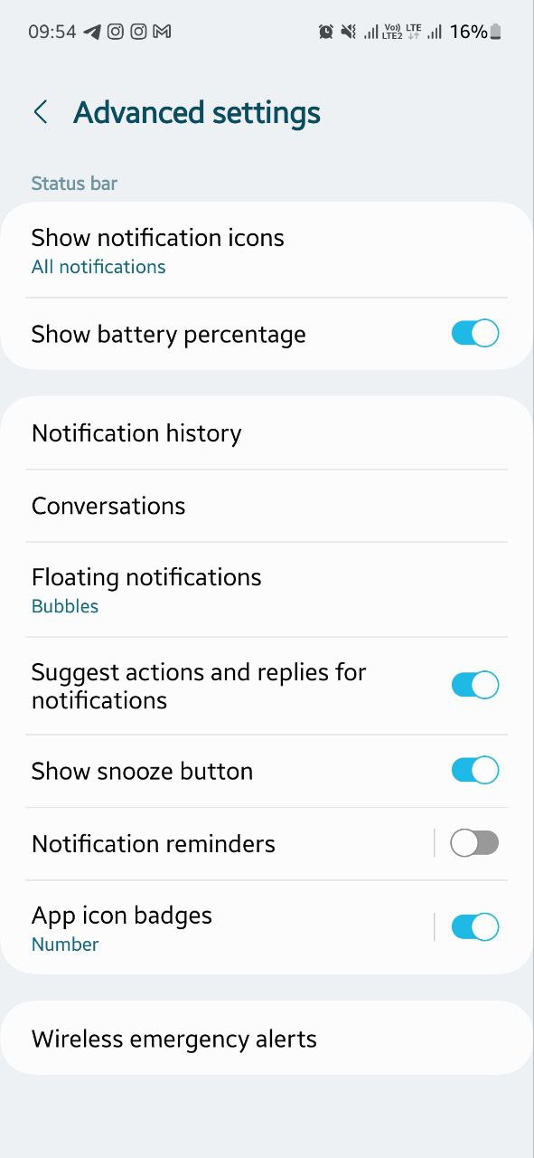 Pantalla de bloqueo de porcentaje de batería de Samsung