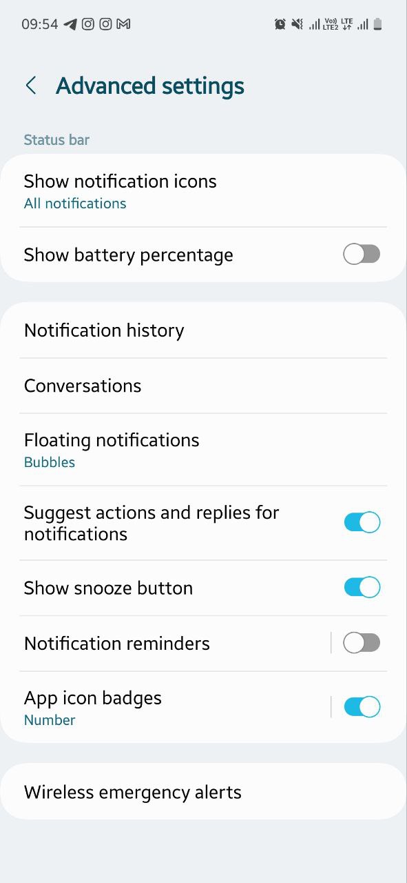 Pantalla de bloqueo de porcentaje de batería de Samsung