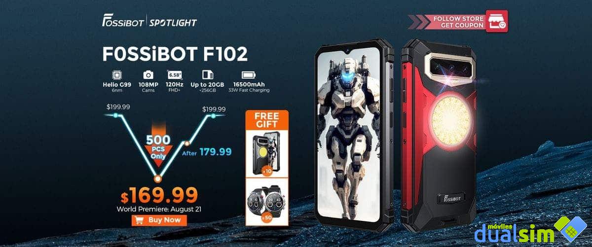 Rugged FOSSiBOT F102 comes to the market priced at $169.99