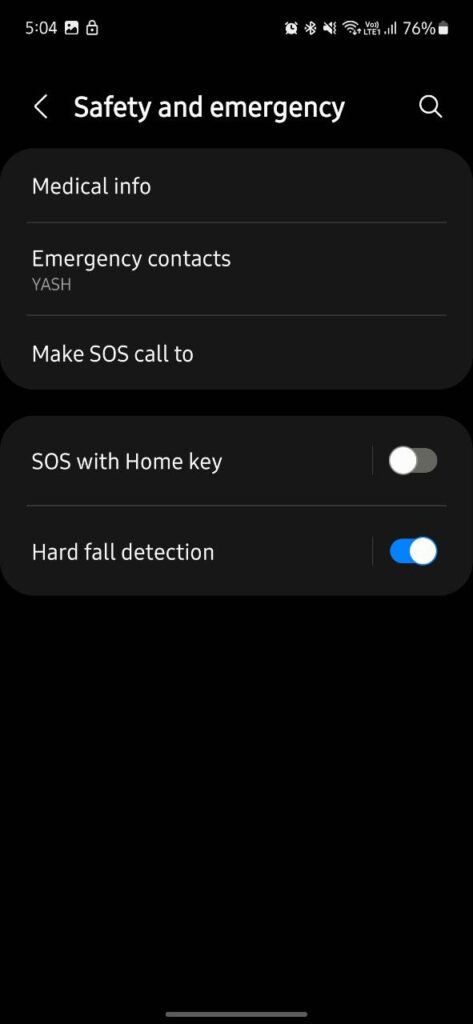 Samsung Galaxy Watch Fall detection issue