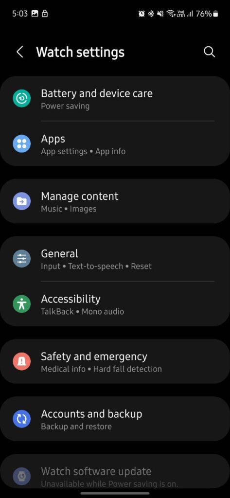 Samsung Galaxy Watch Fall detection issue