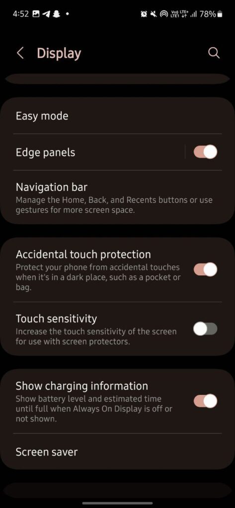 Samsung Navigation Bar