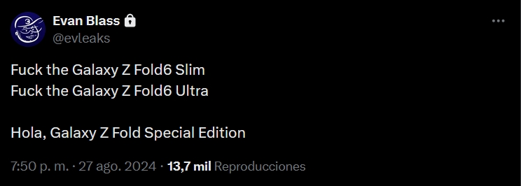 Samsung Galaxy Z Fold Special Edition