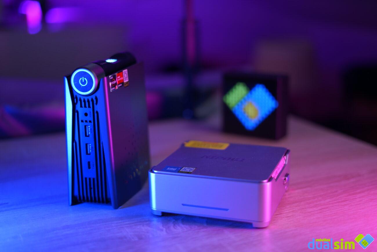 Comparativa AMR5 vs GK3Plus - factor de forma y tamaño