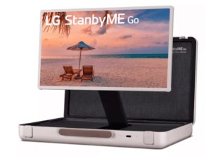 LG lanza StandByMe Go, un televisor fácil de transportar que viene en un maletín