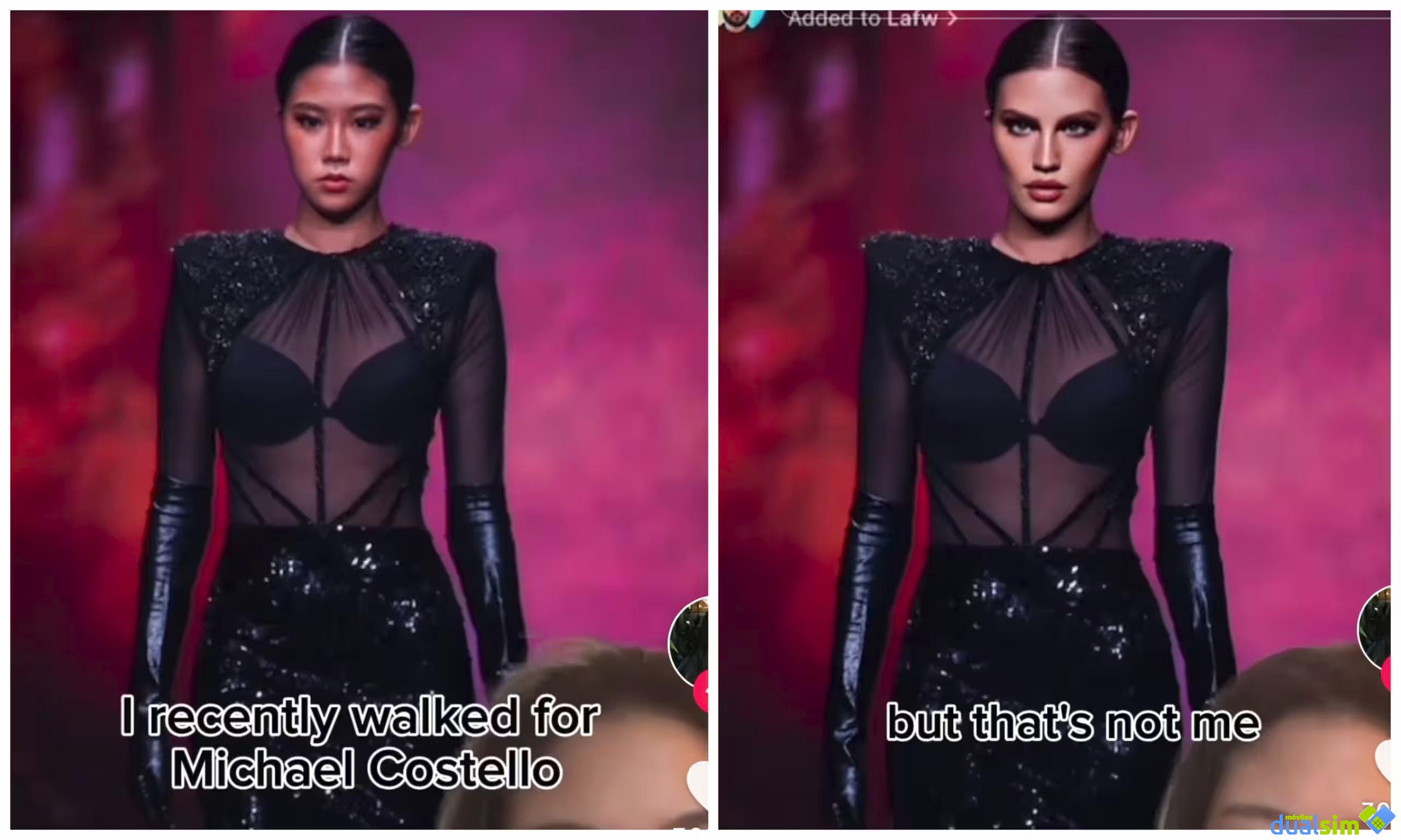 Una modelo denuncia que su rostro fue editado con IA para parecer blanca