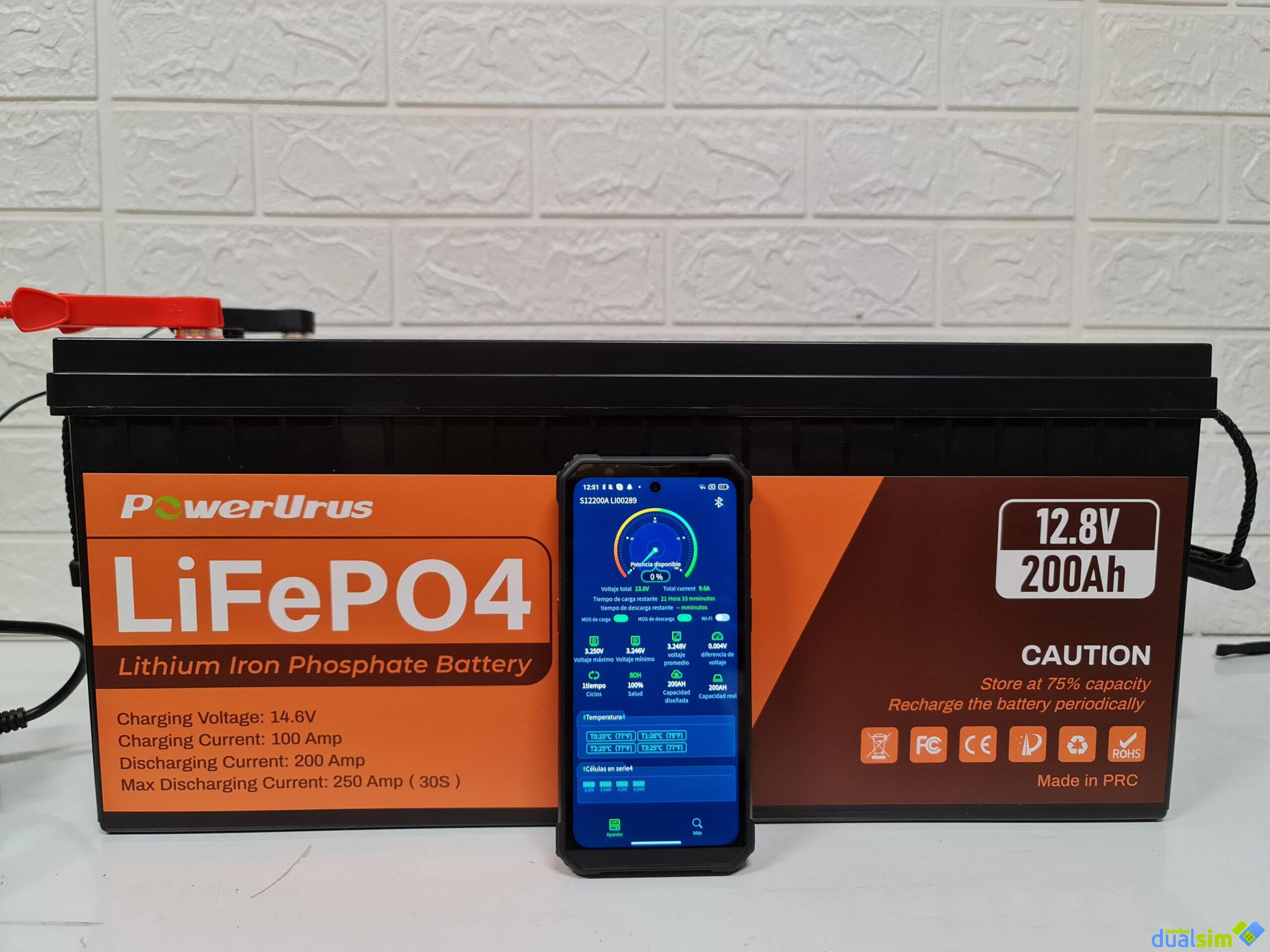 PowerUrus 12V 200Ah: Review, análisis y opinión de esta batería LiFePo4 de ciclo profundo