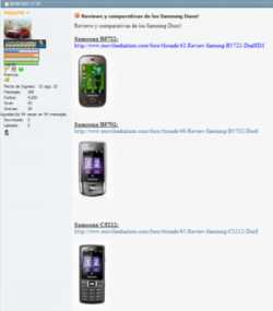 Reviews y comparativas de lo Samsung Duos