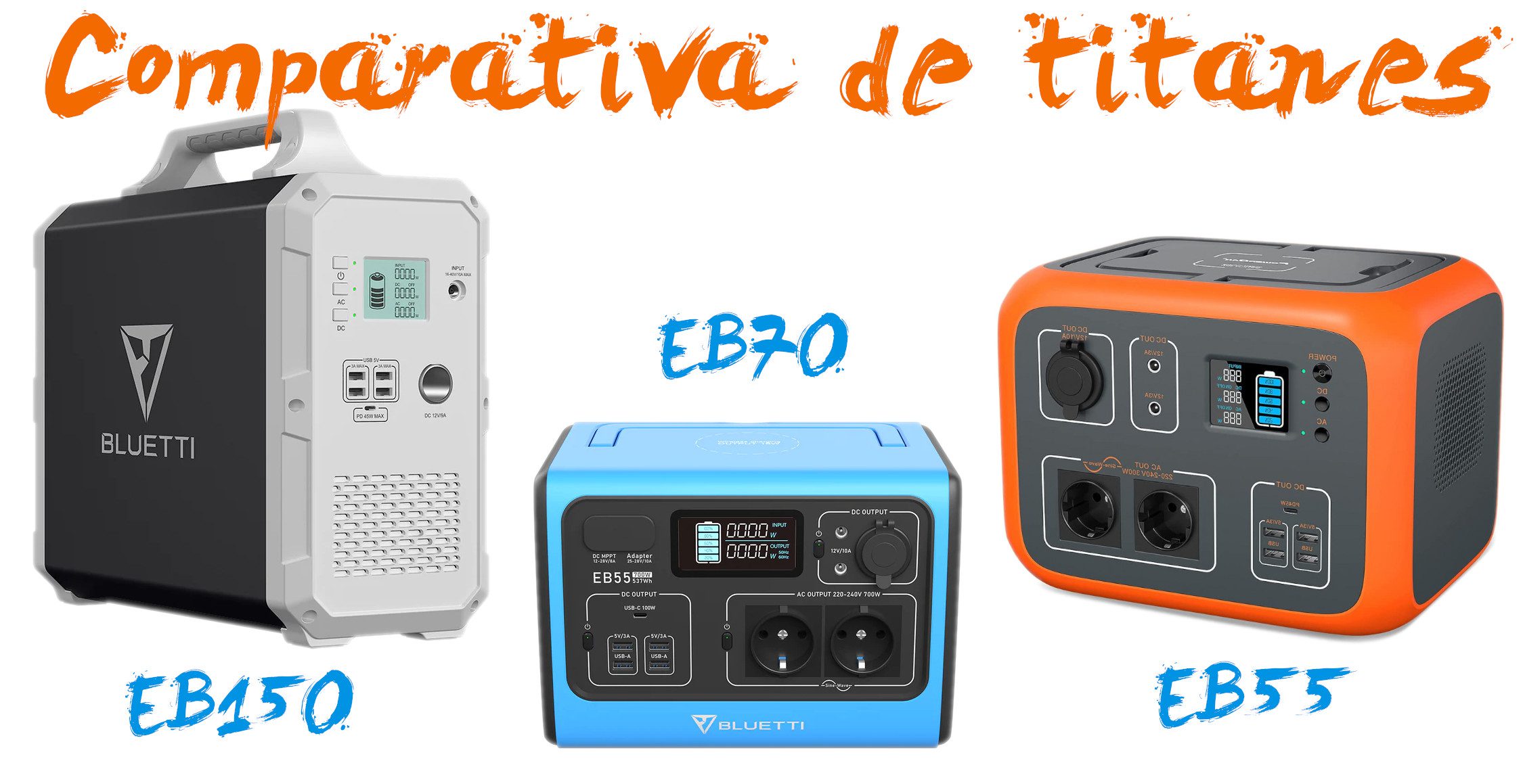 eb150 vs eb70 vs eb55