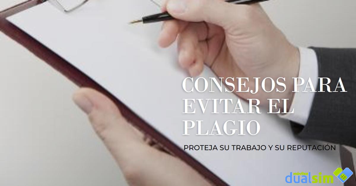 Consejos para evitar el plagio