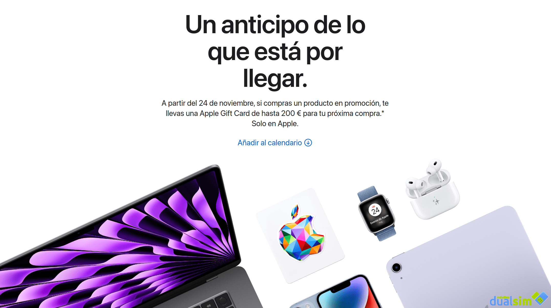 Apple lanza promociones de “Viernes Negro” y “Ciberlunes”